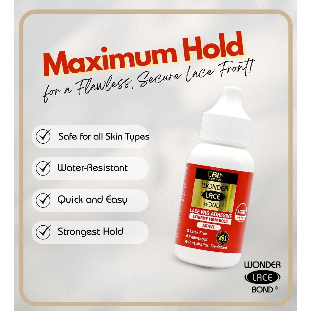 Wonder Lace Bond Wig Adhesive: Extreme Hold | 1.18oz Waterproof