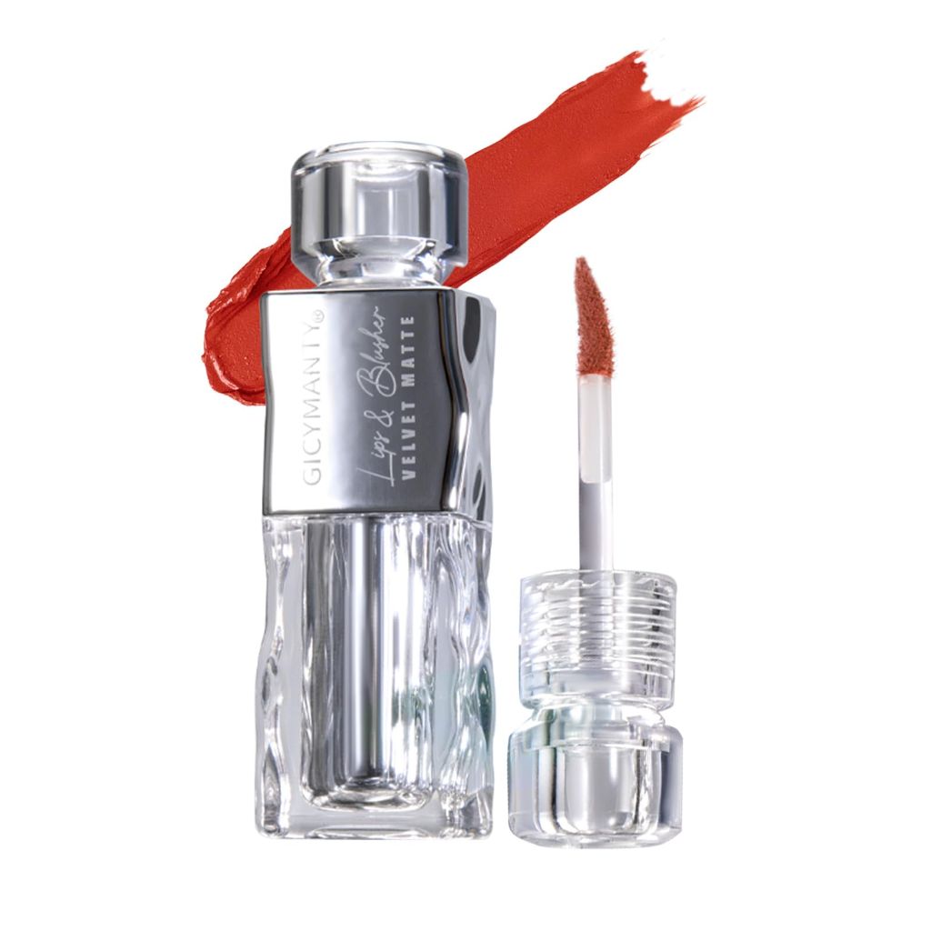 Lips & Blusher Velvet Matte Lip Stain & Cheek Tint - Sakura Cream
