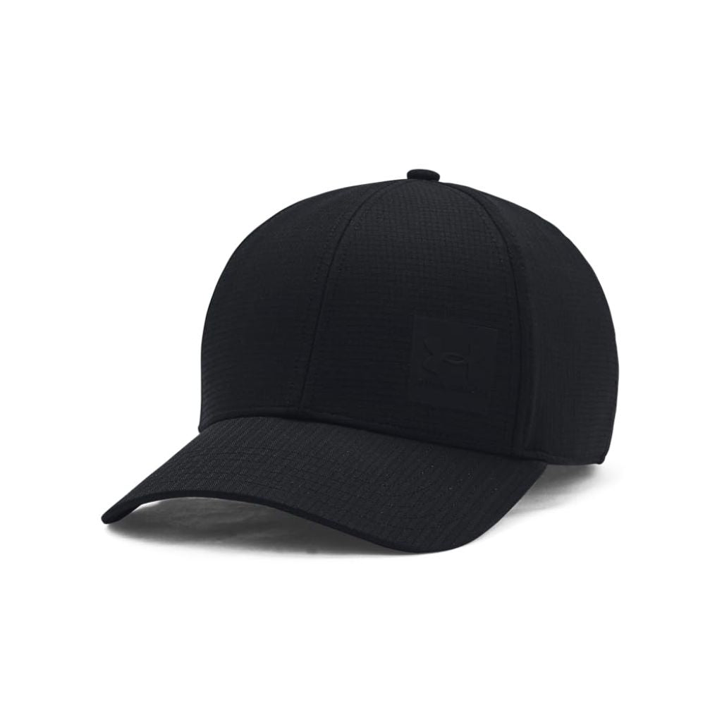 Under Armour Men's Iso-Chill ArmourVent Stretch Fit Hat, (001) Black - size Small/Medium