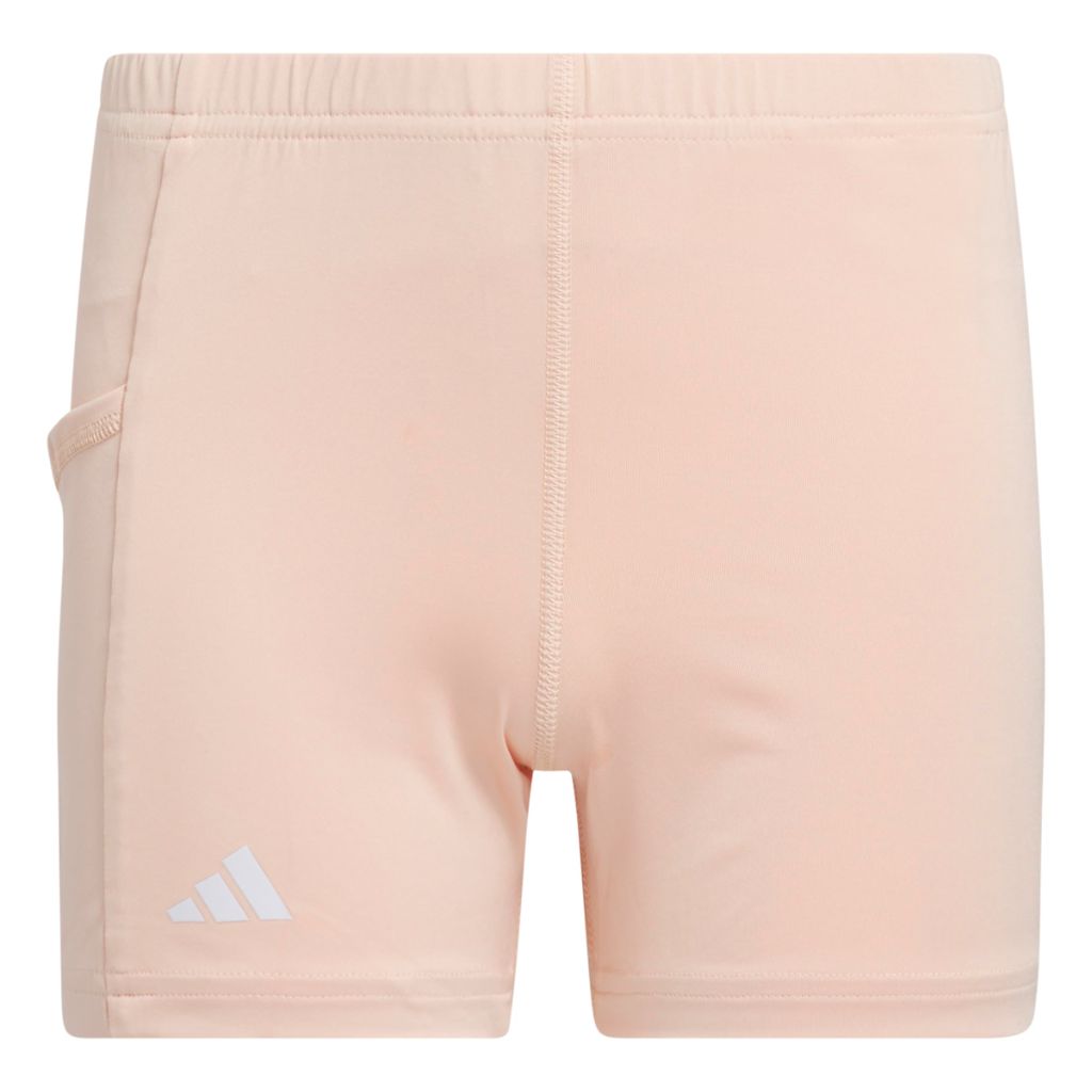 adidas Girl's AEROREADY Long Sleeve Dress - Powder Coral, Large