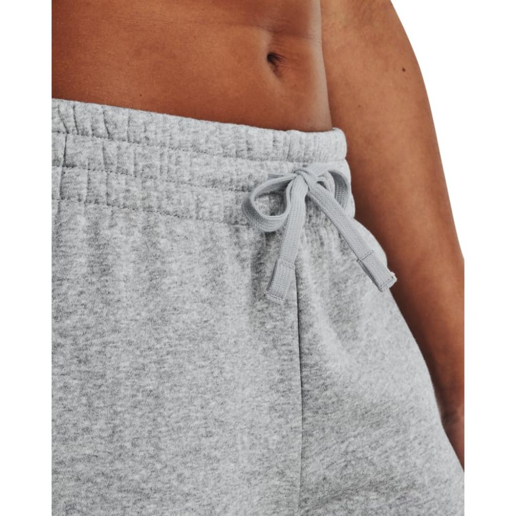 Under Armour Womens Rival Fleece Joggers, (012) Mod Gray Light Heather / / White, Medium