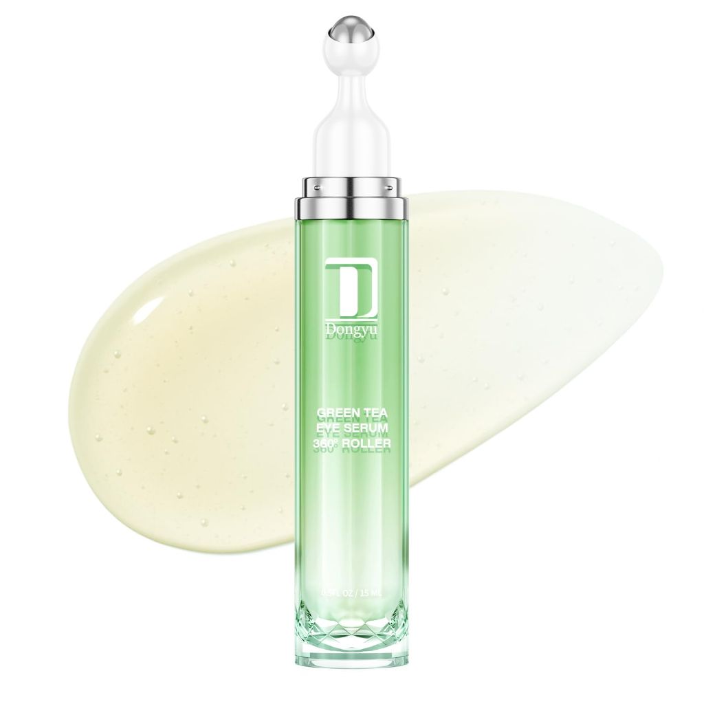 Dongyu Caffeine Eye Cream for Dark Circles, 0.5 fl. oz (Light Green)