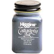 Higgins Black Calligraphy Ink  2.5 Ounce Bottle 44314