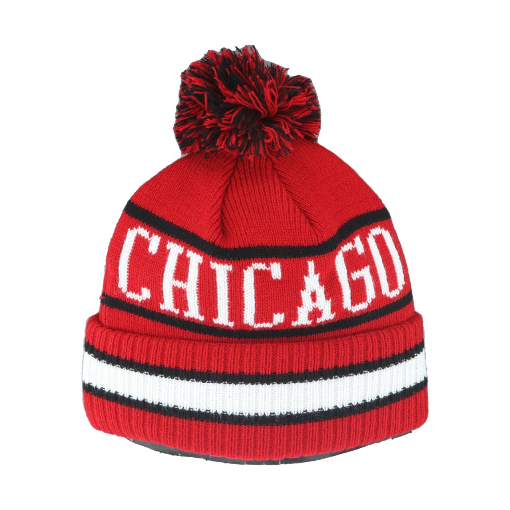Chicago Bulls NBA Officially Licensed Beanie Pom Freestyle