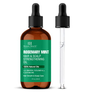 Botanic Hearth 100% Pure Rosemary Mint Oil For Hair Growth & Hair Treatment Oils 2 Fl Oz