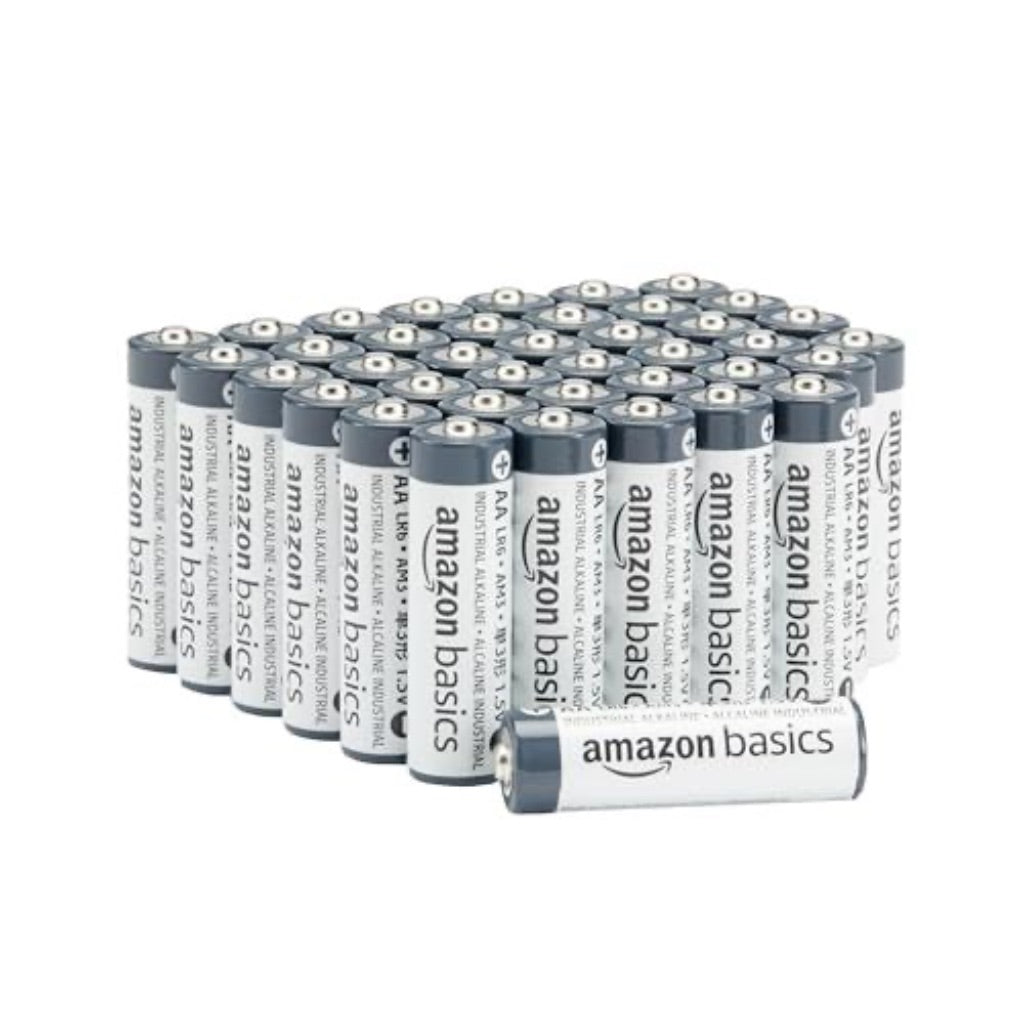 Amazon Basics Industrial Alkaline Batteries - AA, 40-Pack