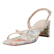 Bandolino Women's Keltie Heeled Sandal, Peach Dreamy Floral Multi 680, 6