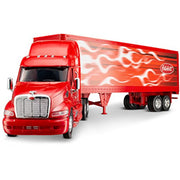Danbury Toys Wheel Master 1/32 Die-Cast Peterbilt 387 Tractor Trailer Toy (Red)
