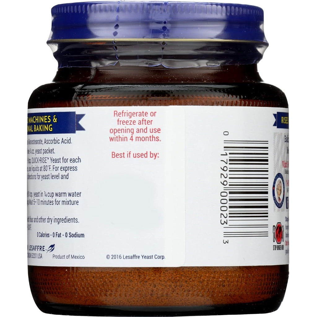 Red Star Quick-Rise Instant Yeast, Kosher, Gluten Free & Non-GMO, 4 Ounce (Pack of 12)