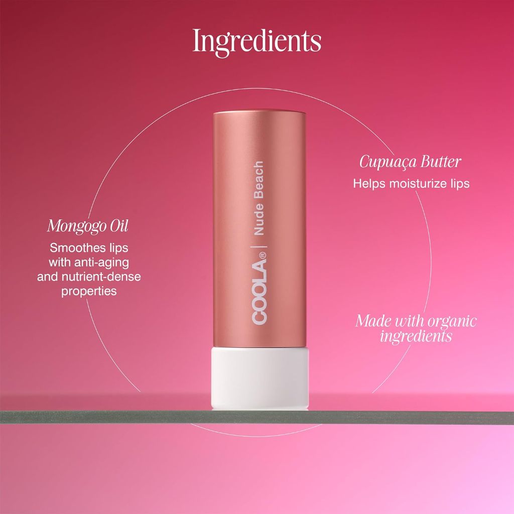 Coola Liplux Tinted Lip Balm Mineral Sunscreen, SPF 30 - Nude Beach