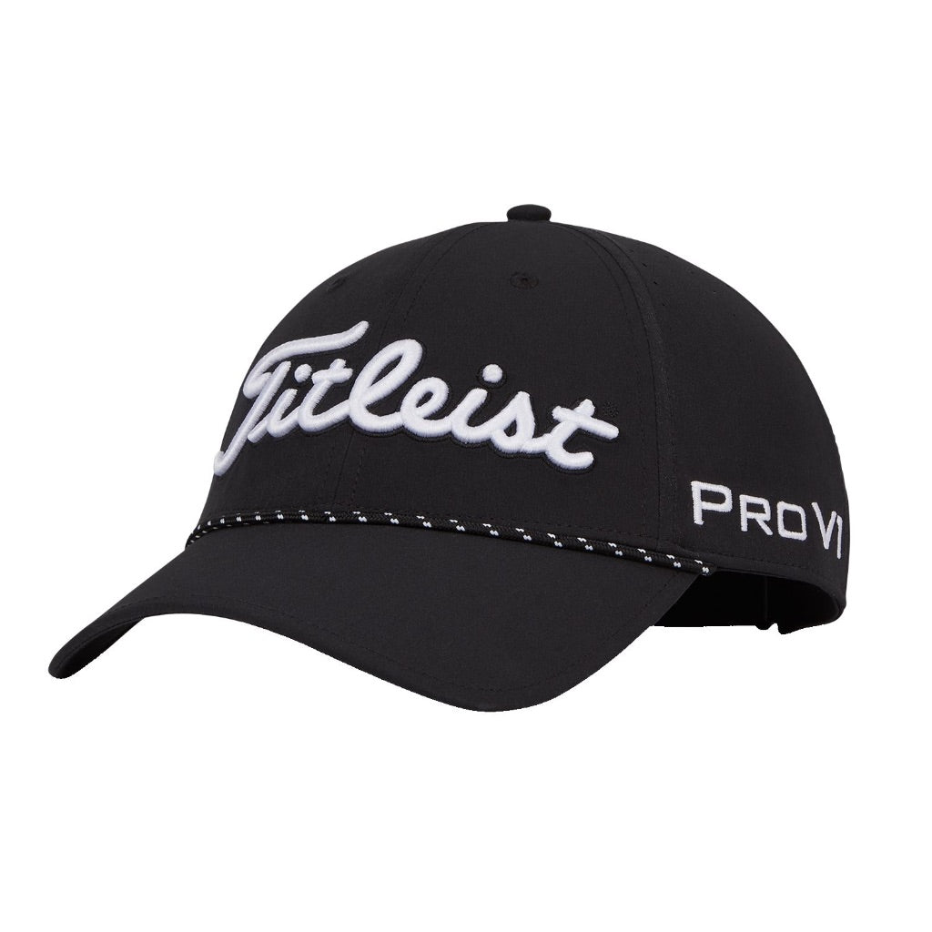 Titleist Tour Breezer Golf Baseball Cap - Black, One Size