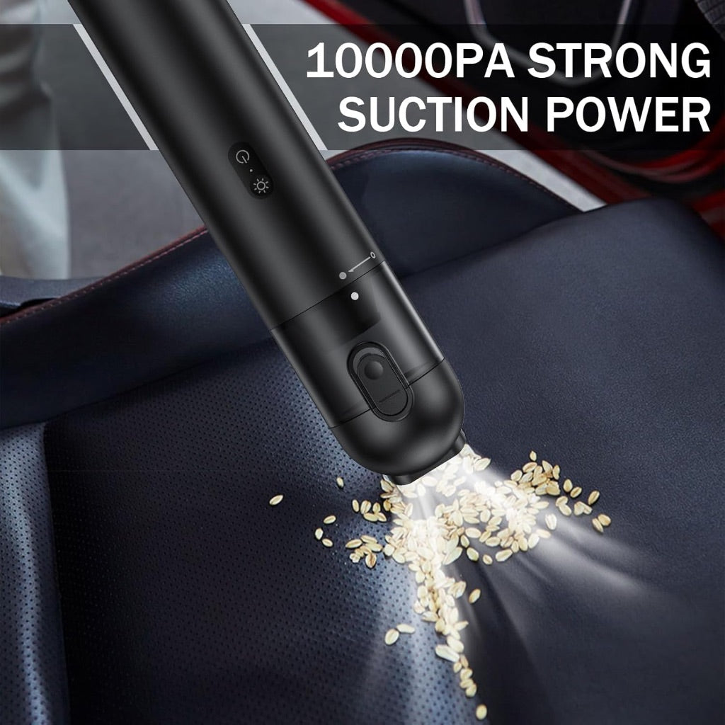 Handheld Cordless Vacuum, 10000PA, Type-C Fast Charge, Ultra-Lightweight