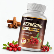 Berberine Supplement, Berberine with Ceylon Cinnamon, Bitter Melon, and Gymnama - 1500 MG, 90 Capsules