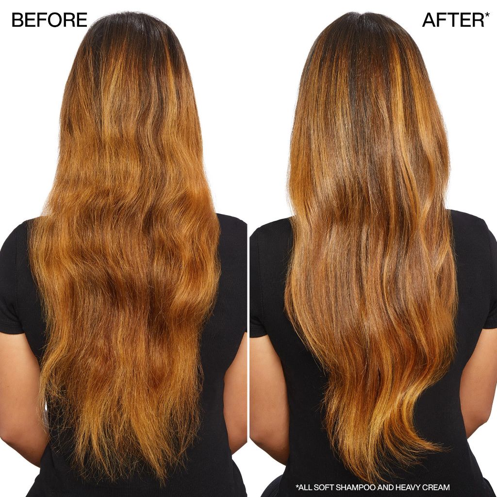 Redken All Soft Shampoo - Moisturizes & Hydrates Dry, Brittle Hair, Gently Cleanses and Softens, With Argan Oil, Safe For Color-Treated Hair, 33.8 Fl Oz