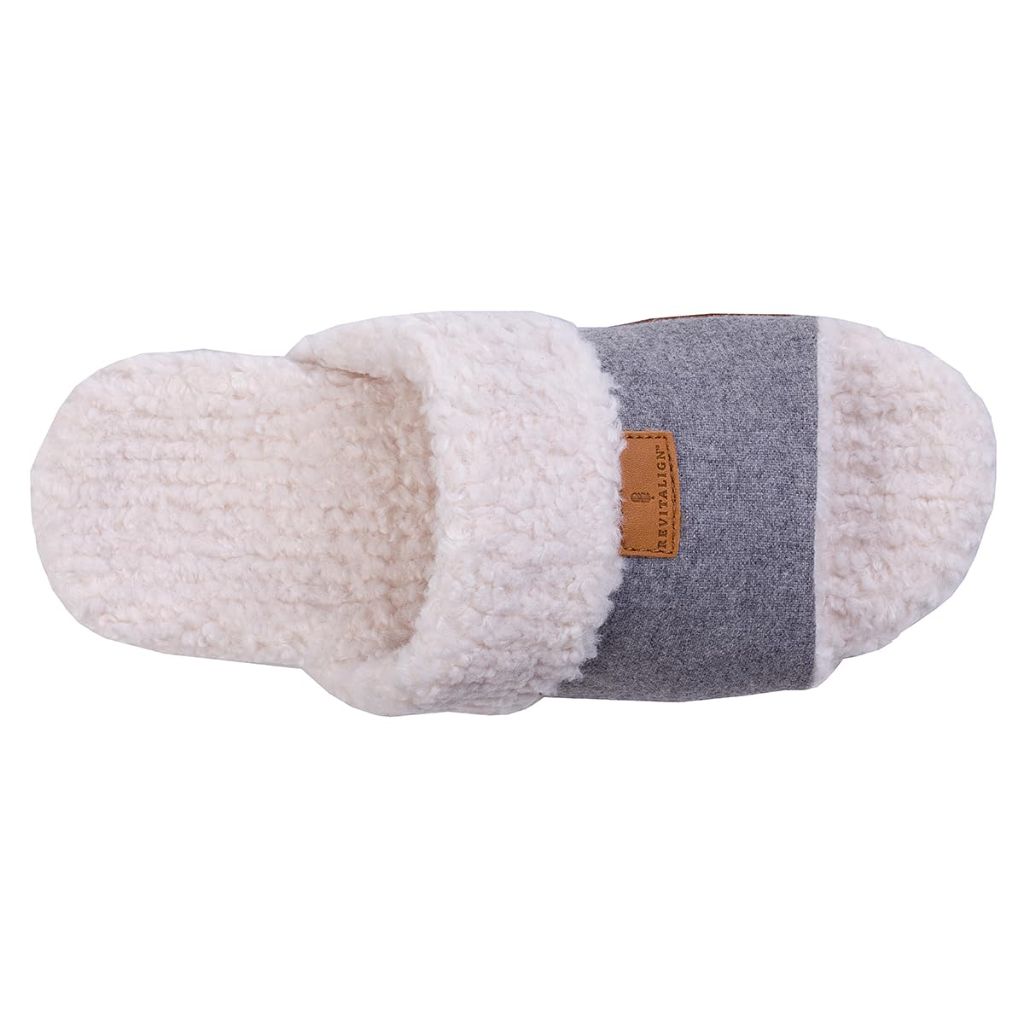 Revitalign Women's Juniper Slipper - Gray/White, Size 10