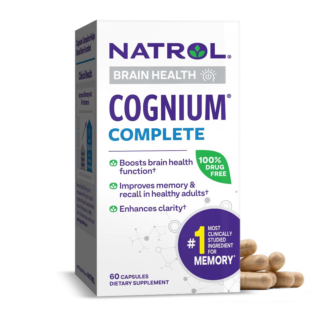 Natrol Cognium Complete Brain Health 60 Capsules