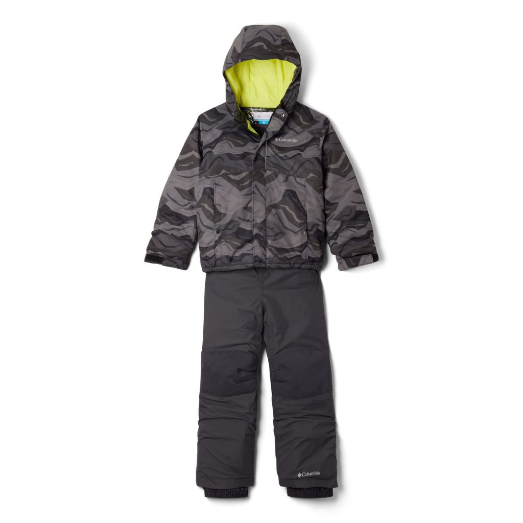 Columbia Toddlers Buga Jacket & Snow Bib Set, Black SZ 6-12M