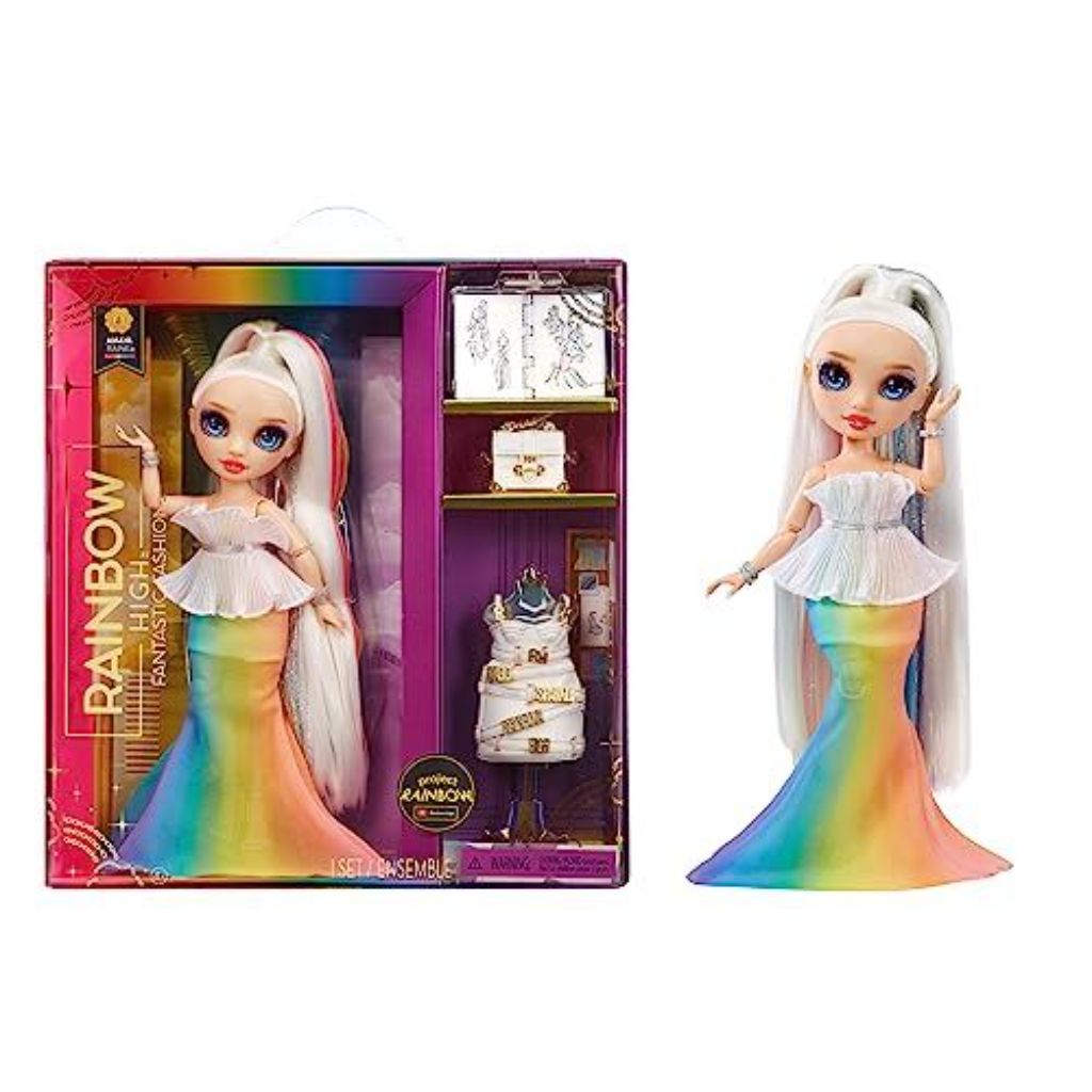 Rainbow High Fantastic Fashion Doll Set - Amaya Raine Rainbow