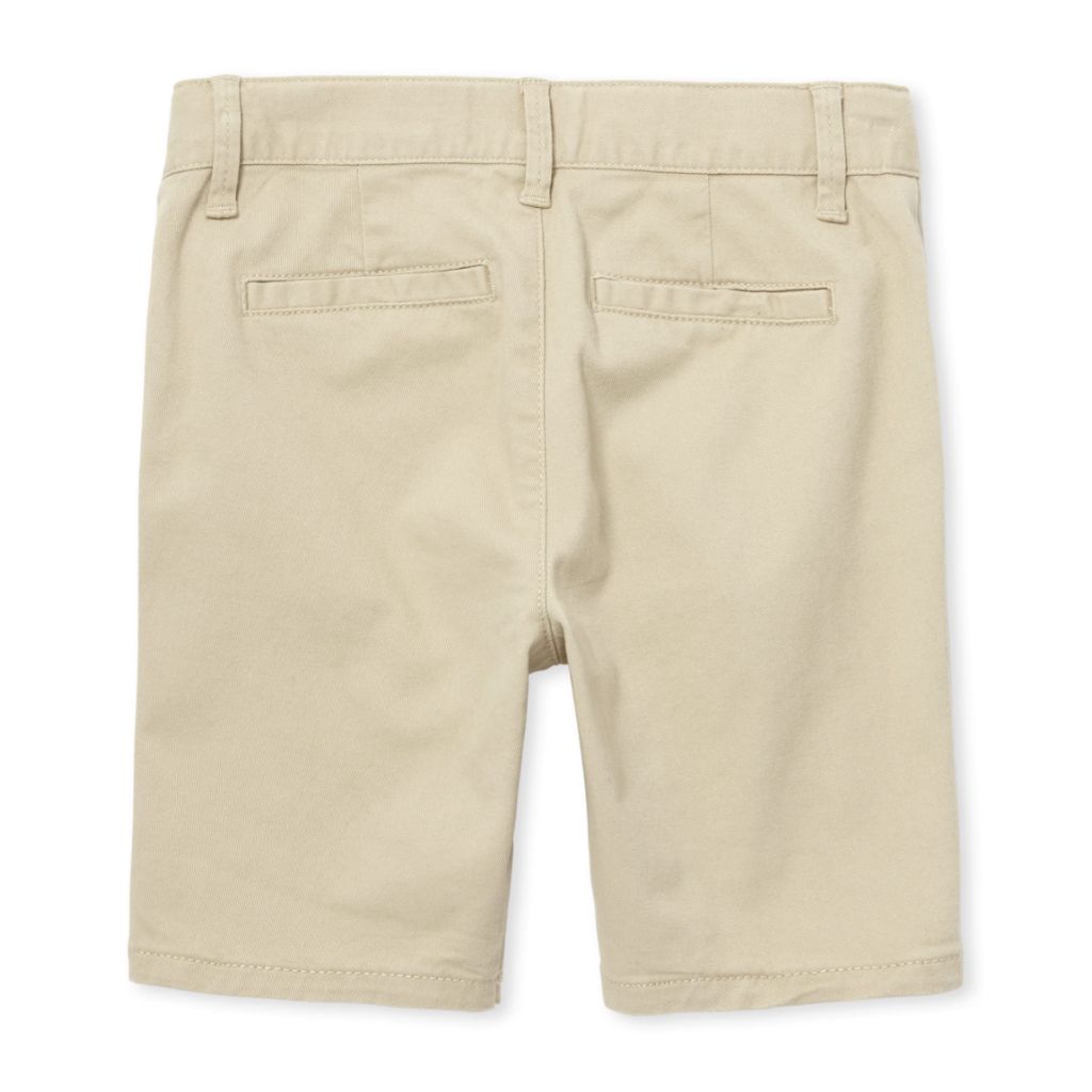 The Children's Place girls Chino Shorts, Sandy/Tidal 2 Pack, 12 US