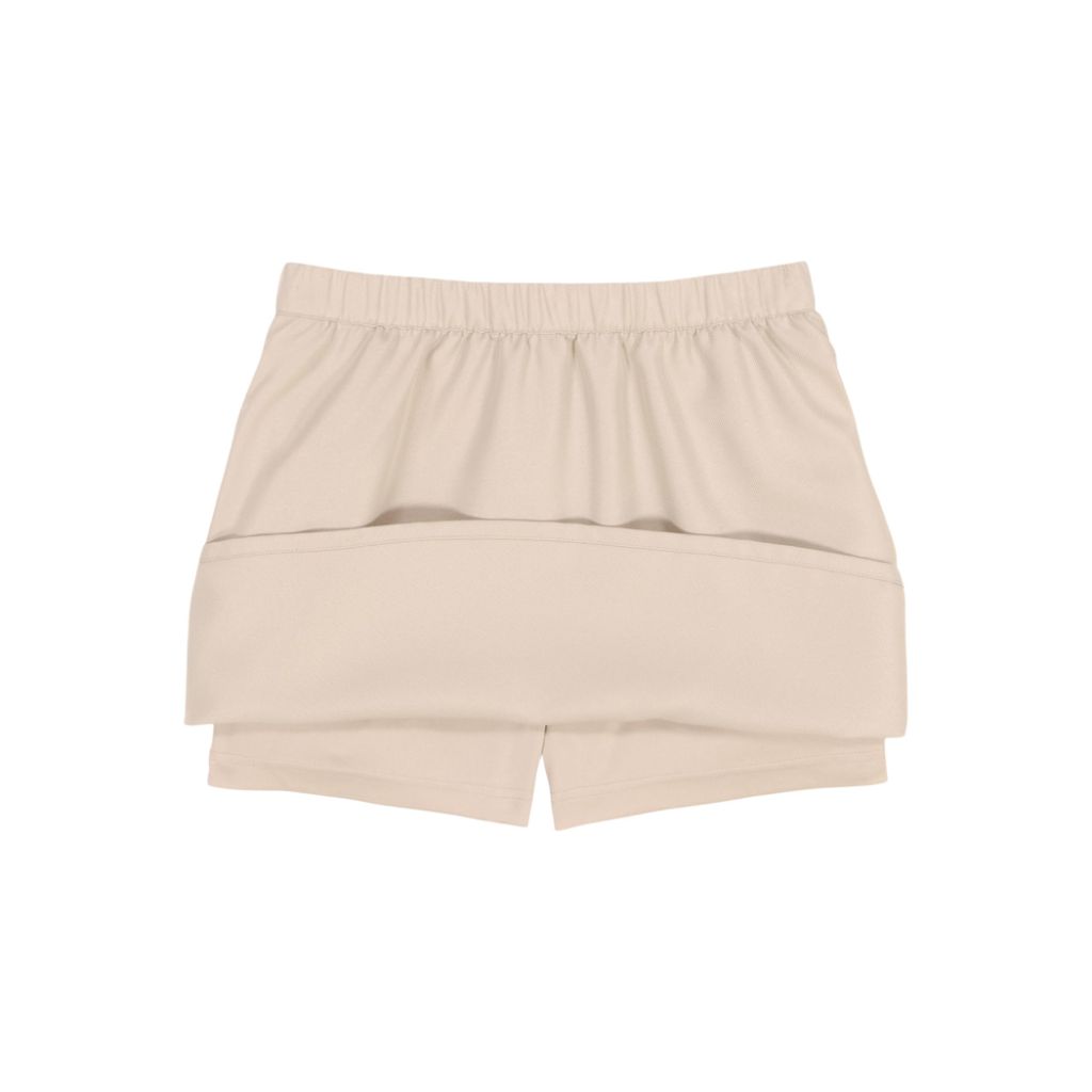 Approved School Wear Girls' School Uniform Pull On Scooter Skirt, Skater Style, Comfortable Fit, Khaki/2-Pack, Size 8 Regular