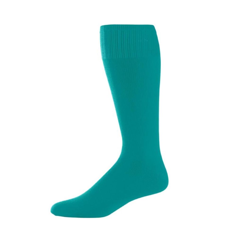 Augusta Sportswear Adult Game Socks - Teal, Small