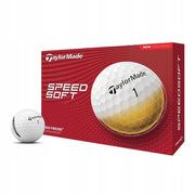 TaylorMade SpeedSoft Golf Balls - White, 12 Pack