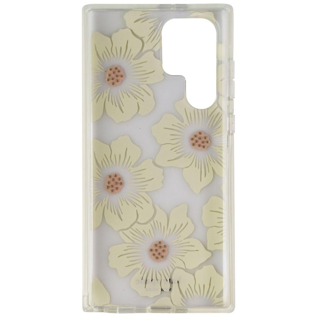Kate Spade New York Protective Hardshell Case for Fred - Hollyhock Floral Clear/Cream with Stones