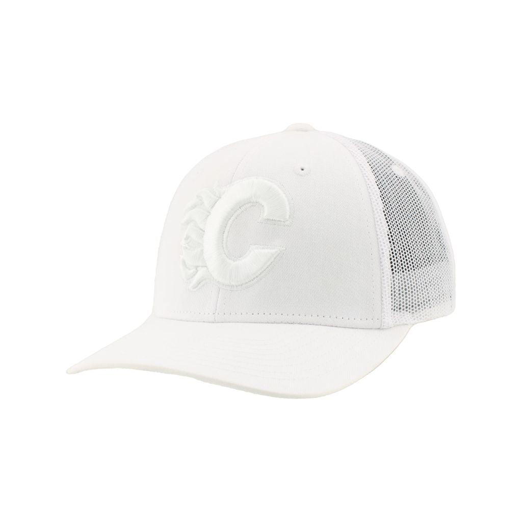 Calgary Flames NHL Officially Licensed Adjustable Snapback Hat Dakota Echo White