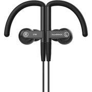 SoundMAGIC ST80 Neckband Bluetooth Earbuds - Waterproof HiFi Stereo Sound Earphones Wired Detachable in Ear Headphones with Adjustable Metal Mechanism Ear Hooks, Black