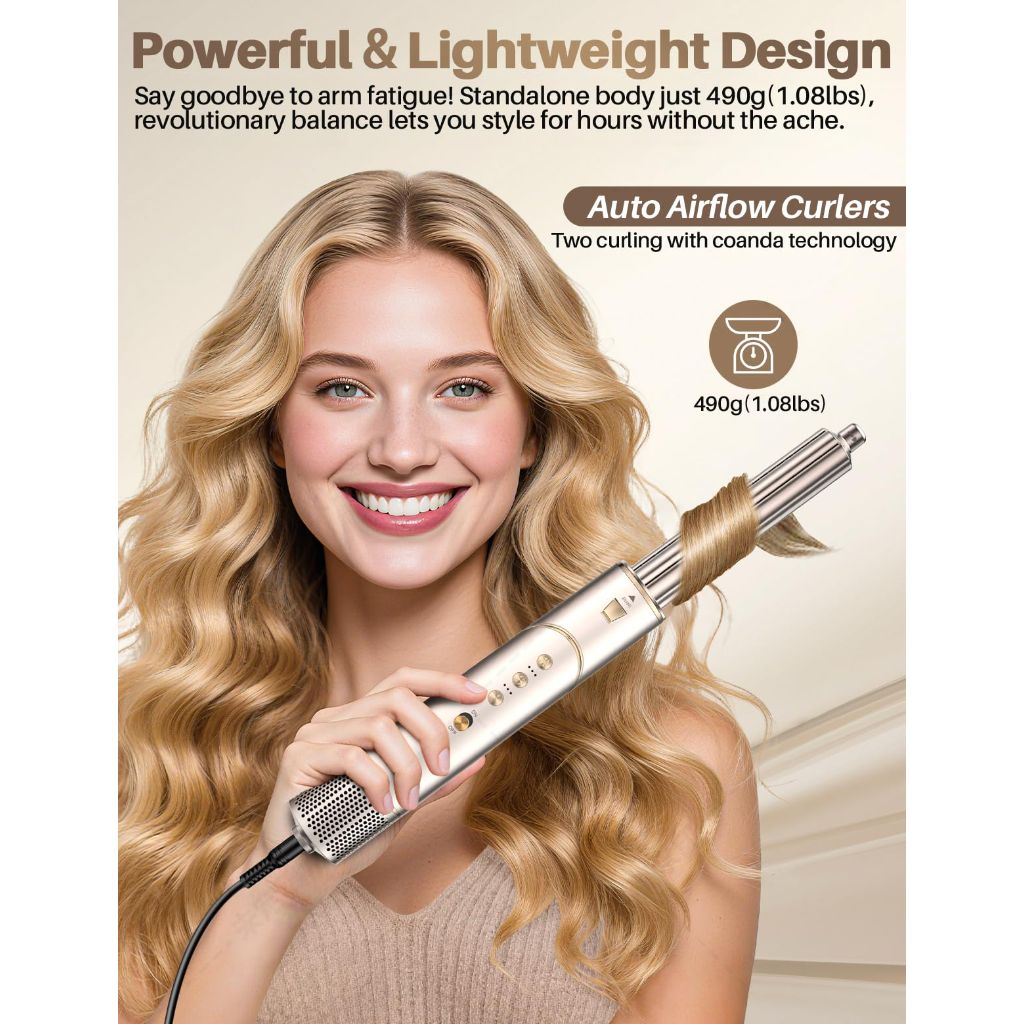 Maicifi 7 in 1 Hair Dryer Brush, Hot Air Brush Styler 110,000 RPM