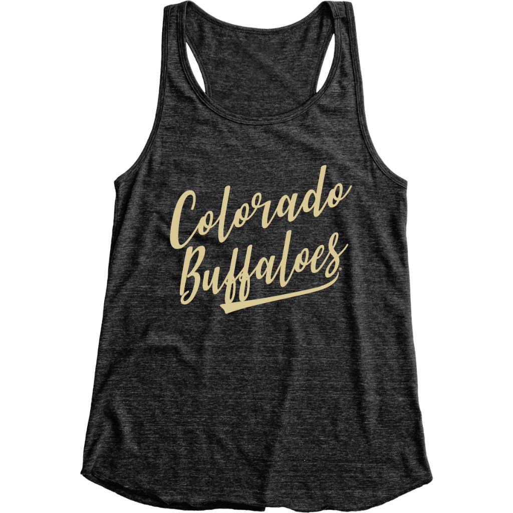 Colorado Buffaloes NCAA Officially Licensed Women's Tank Top Tri-Blend Signature, X-Large