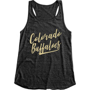 Colorado Buffaloes NCAA Officially Licensed Women's Tank Top Tri-Blend Signature, X-Large