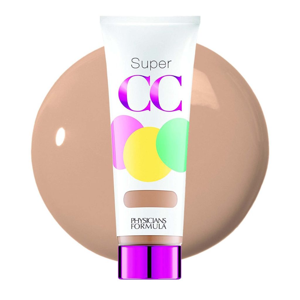 Physicians Formula Super CC+ Cream Color-Correction + Care Cream Full Coverage Light Foundation - 35mL