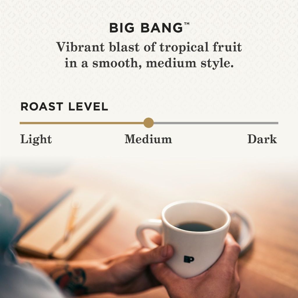 Peet's Coffee, Medium Roast Single Serve Coffee Pods, Big Bang - 32ct
