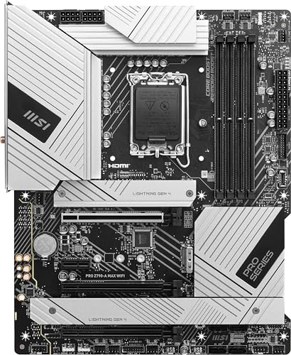 MSI PRO Z790-A MAX WiFi ProSeries Motherboard 12/13/14Gen Intel Processors, ATX