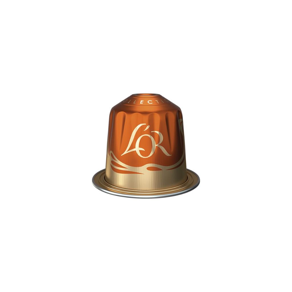 L'OR Espresso Capsules, 10 Count Caramel, Single-Serve Aluminum Coffee Capsules Compatible with the L'OR BARISTA System & *Nespresso Original Machines, 10 Count (Pack of 1)