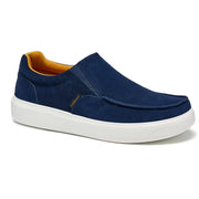 OrthoComfoot Men's Orthopedic Loafers Slip On Walking Shoes with Arch Support Denim Size 9