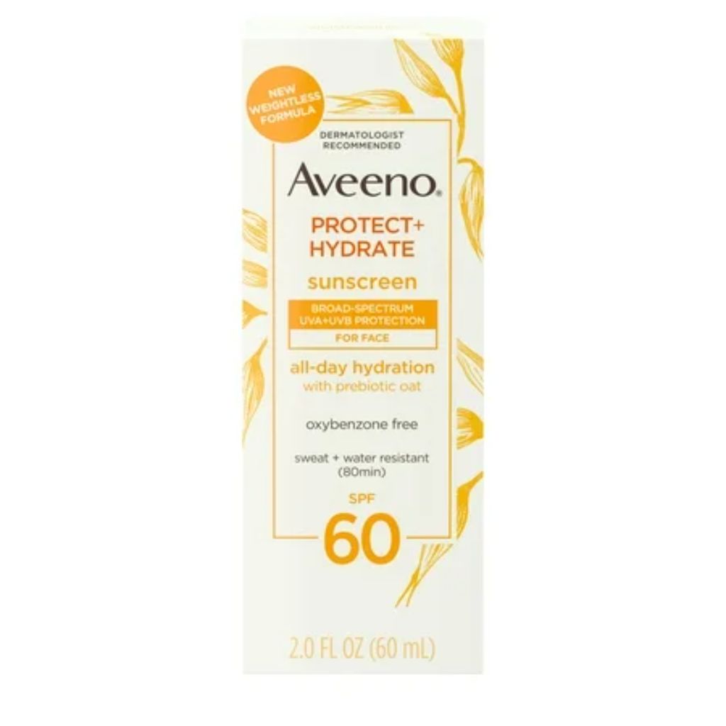 Aveeno Protect + Hydrate Face Sunscreen Lotion with SPF 60  2 fl. oz