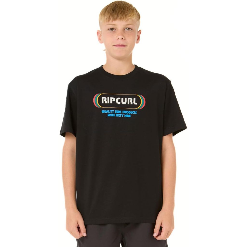 Rip Curl Boys Relaxed Fit Short Sleeve T-Shirt (Size 14)