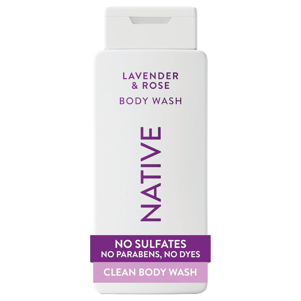 Native Body Wash - Lavender & Rose, 18 fl. oz.