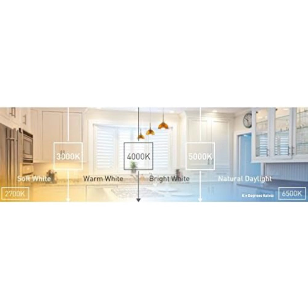 Ecosmart Bright White LED BR30 Dimmable Flood Bulb, 65W Replacement, 9 Watt, 655 Lumens - 3000K - Indoor/Outdoor Rated (6-Pack)