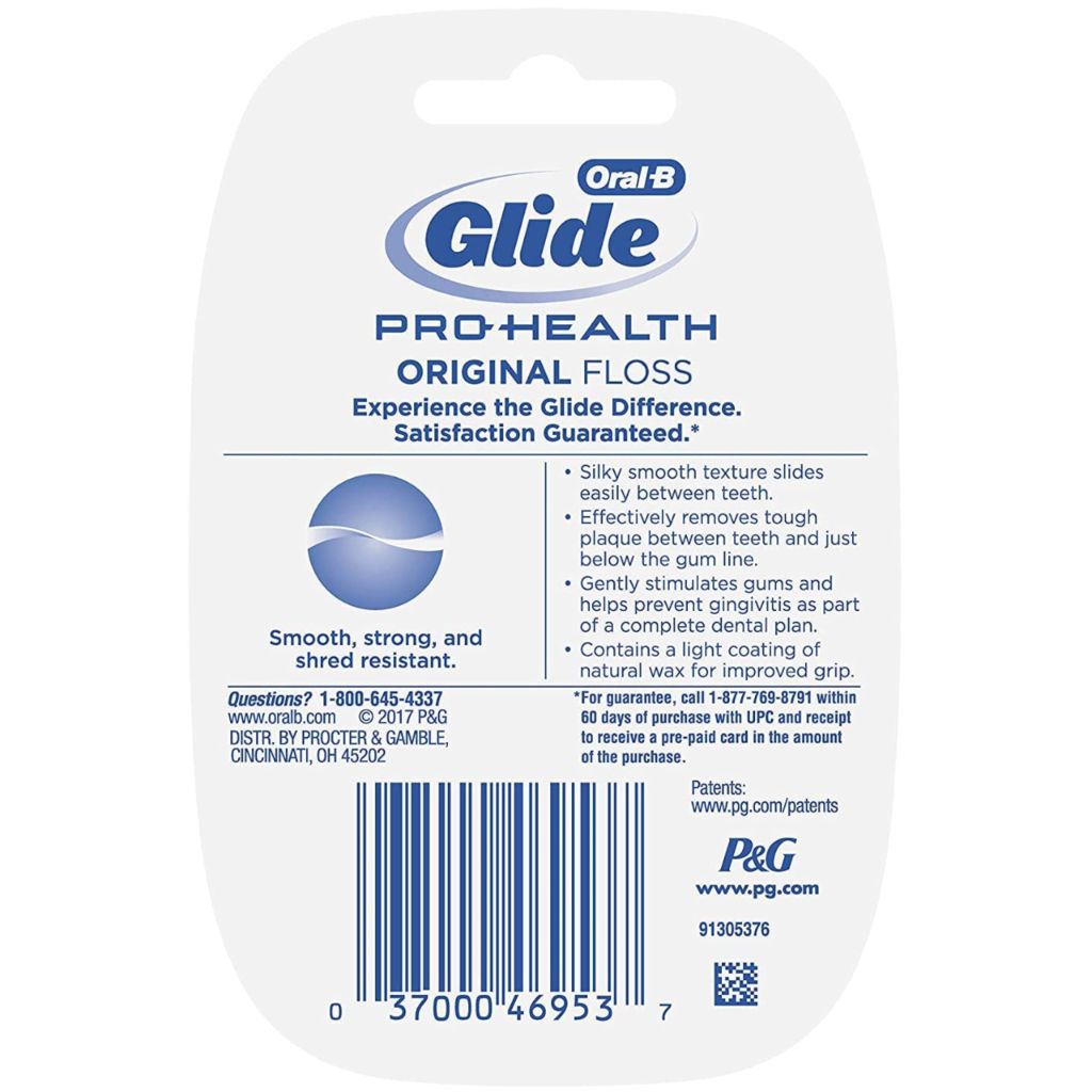 Oral B Glide Floss UNFLAVORED - 54.6YD