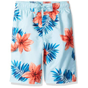 Kanu Surf Boys' Big YOLO Quick Dry UPF 50+ Beach Swim Trunk, Kala Blue, 10/12 M
