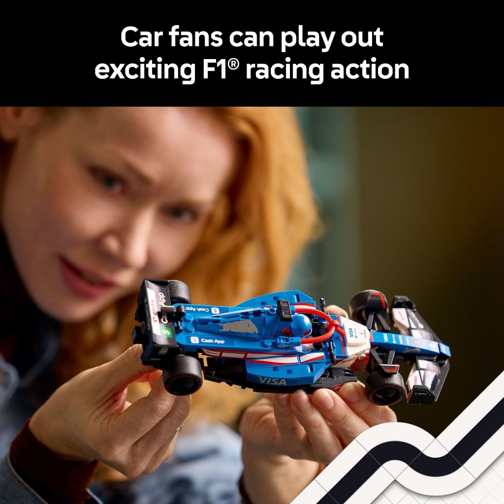 LEGO Speed Champions Visa Cash App RB VCARB 01 F1 Race Car Model Kits