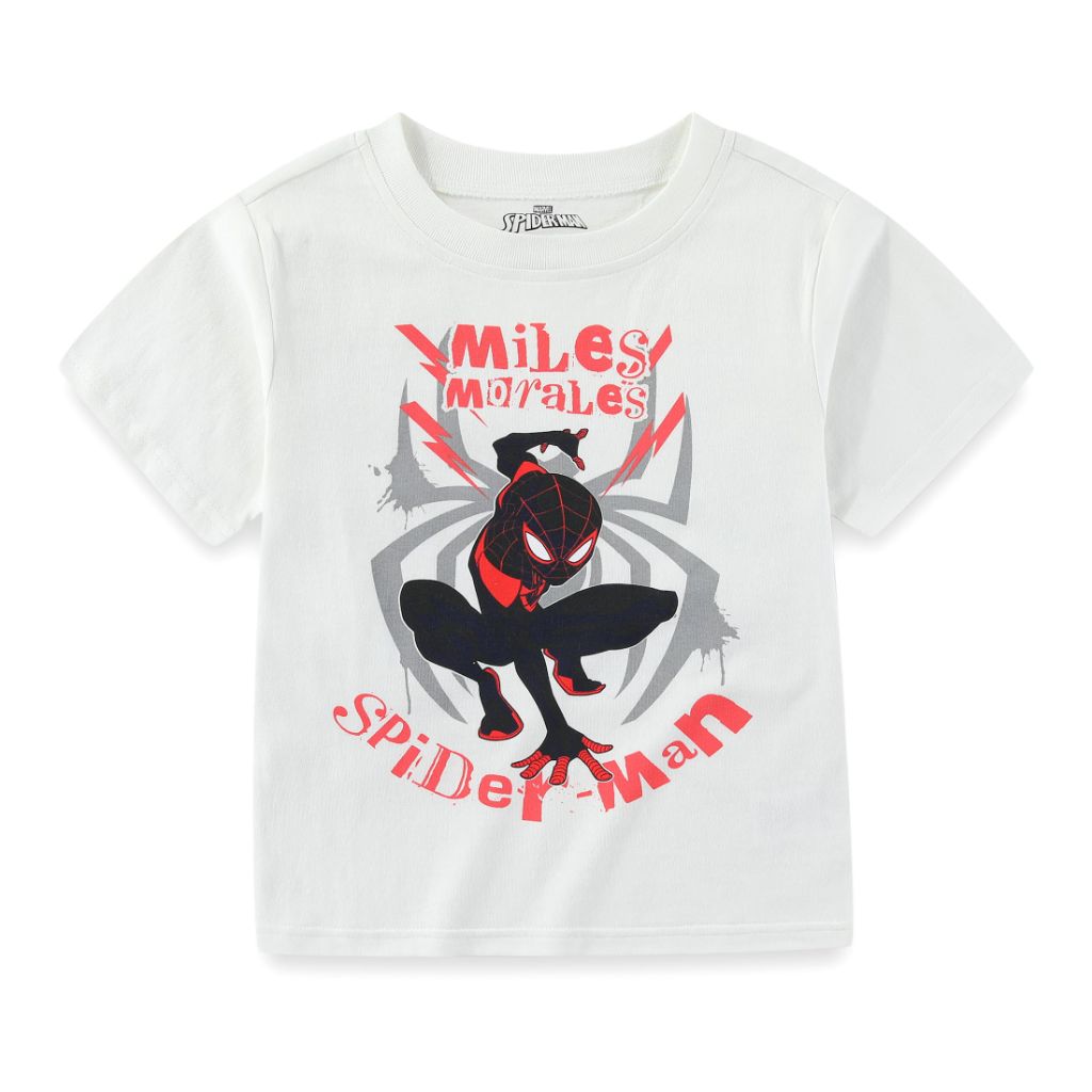 Marvel Spider-Man Miles Morales Boys Short Sleeve T-Shirt and Shorts Set for Little and Big Kids