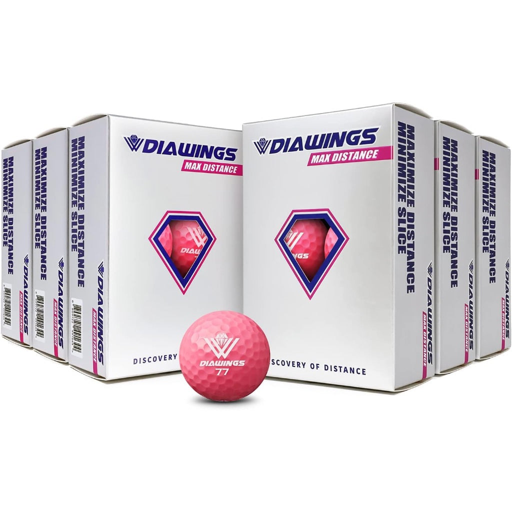 Diawings Golf Balls for Women, Seniors & Kids – Easy Control & Straight Flight | Soft Feel, Maximum Visibility & Increased Distance for Slow Swing Speeds | USGA & R&A Certified | 36 Balls