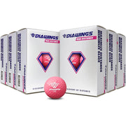 Diawings Golf Balls for Women, Seniors & Kids – Easy Control & Straight Flight | Soft Feel, Maximum Visibility & Increased Distance for Slow Swing Speeds | USGA & R&A Certified | 36 Balls