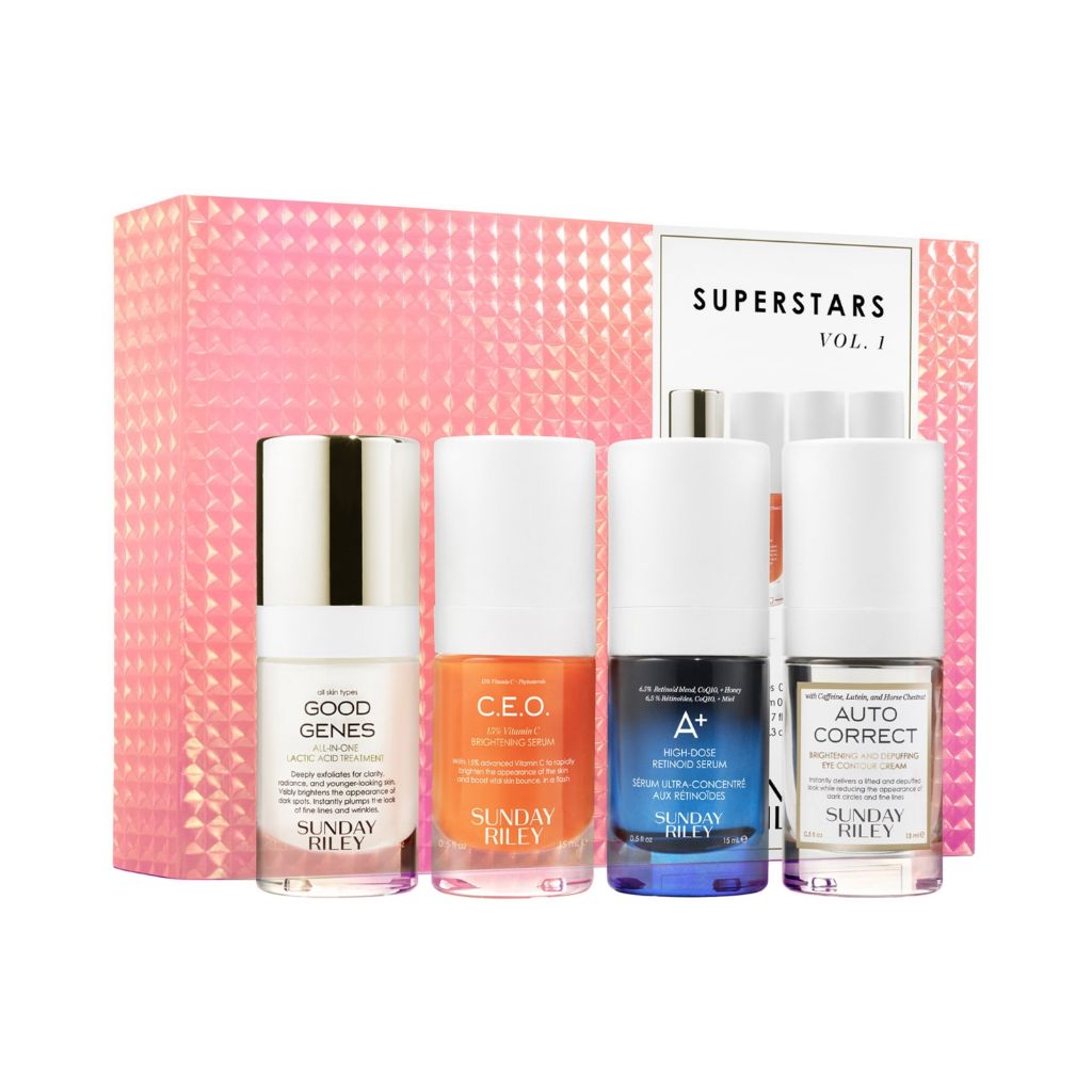 Sunday Riley Superstars Vol. 1 Skincare Kit - 4 Travel-Size Products