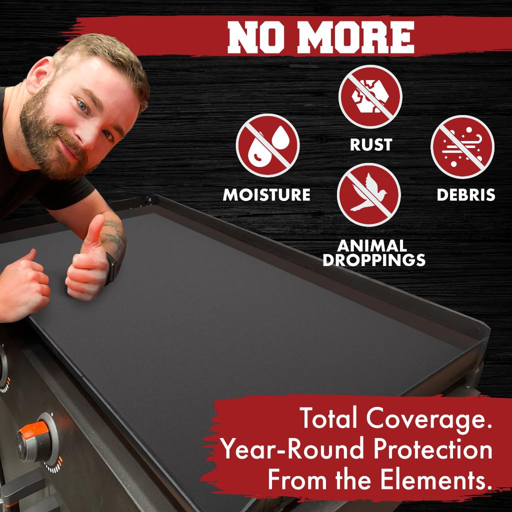 KITCHEN PERFECTION 36" Premium Silicone Griddle Cover Mat for Blackstone Griddle 36 Inch - Food Grade Silicone