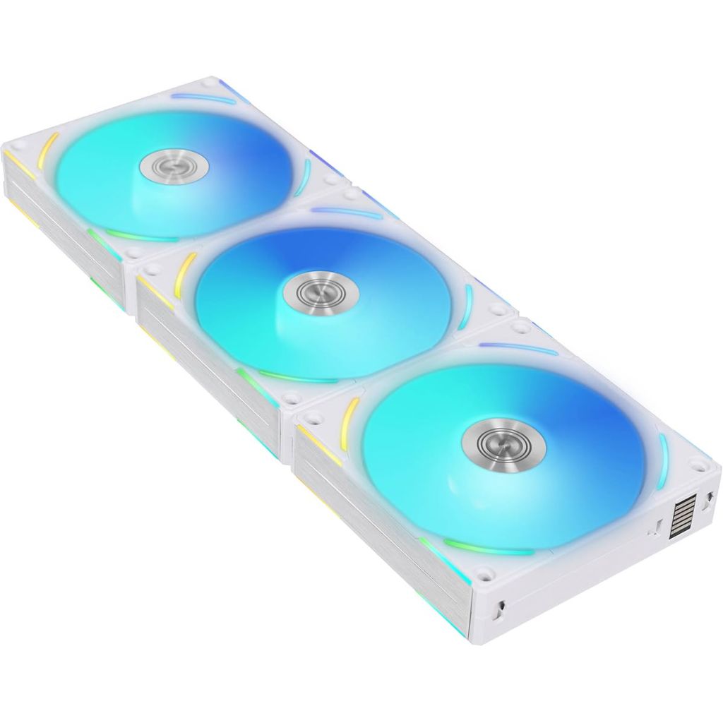 Lian Li UNI Fan AL120V2-3W RGB Triple Pack, White